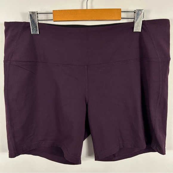 💕 Tuff Athletics Purple Bike Shorts Compression Fit XXL - Picture 1 of 7